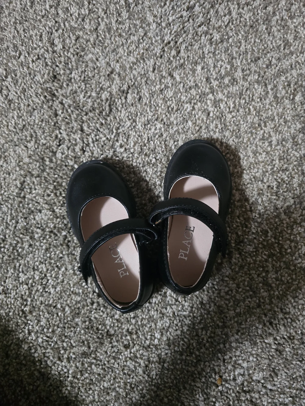 The Children's Place Black Patent Mary Jane Girls' Dress Shoes